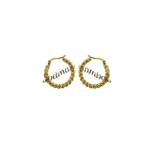 Spelman Twist Baby Hoop Earrings