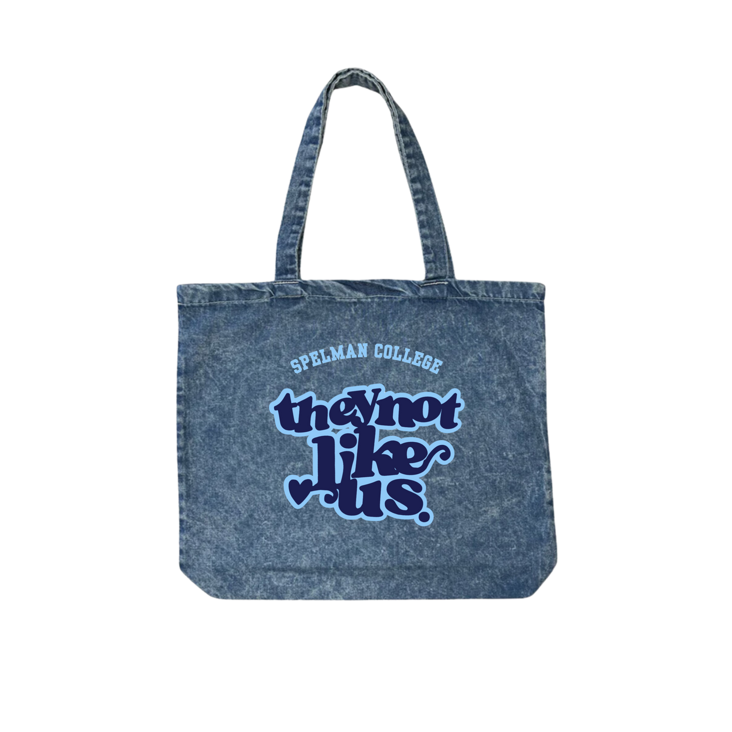 They Not Like Us Heavy Denim Tote