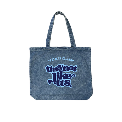 They Not Like Us Heavy Denim Tote