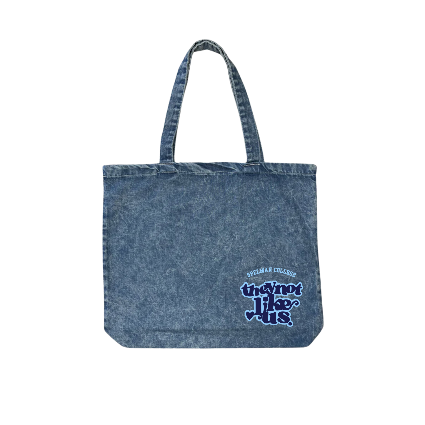 They Not Like Us Heavy Denim Tote